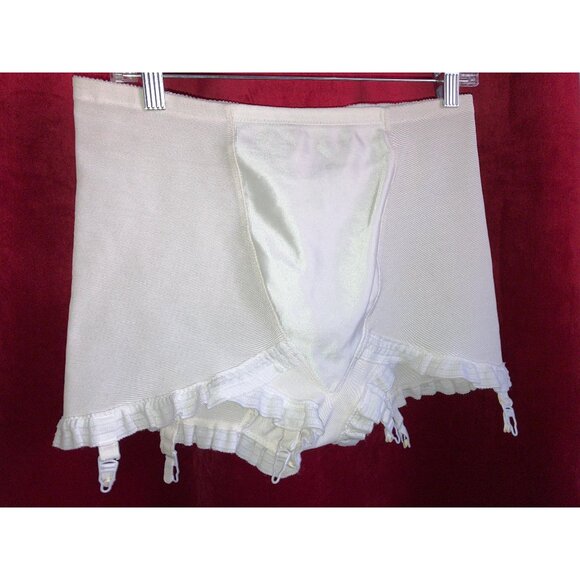 Fits 20 - 46 Waist Adonna Granny Panty Girdle w Attached Garters Sissy